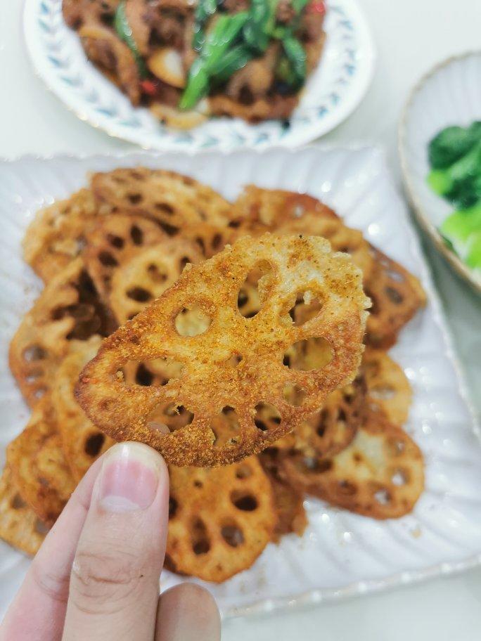 莲藕神仙吃法㊙️比薯片还好吃的香酥椒盐藕片