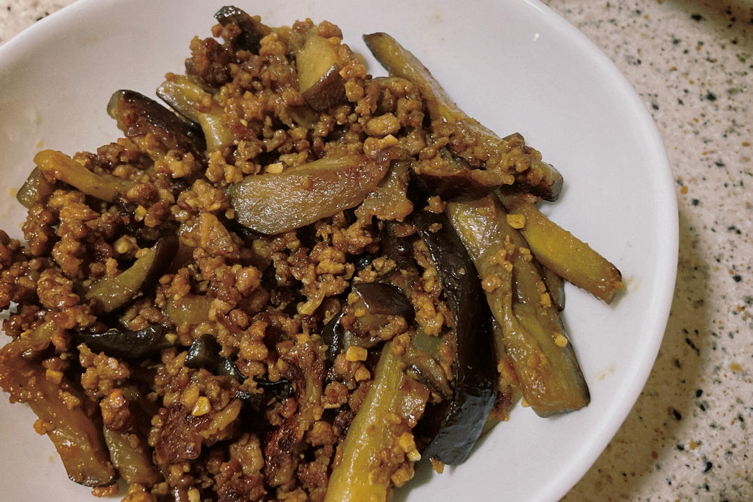 无敌好吃巨下饭的家常菜～肉沫茄子