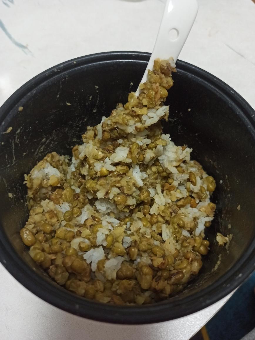 快速绿豆饭