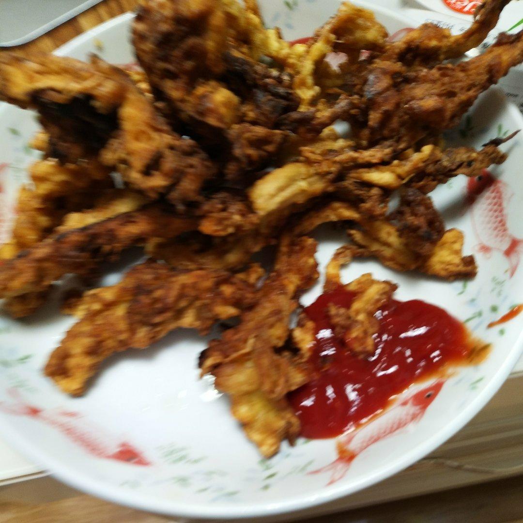 炸蘑菇