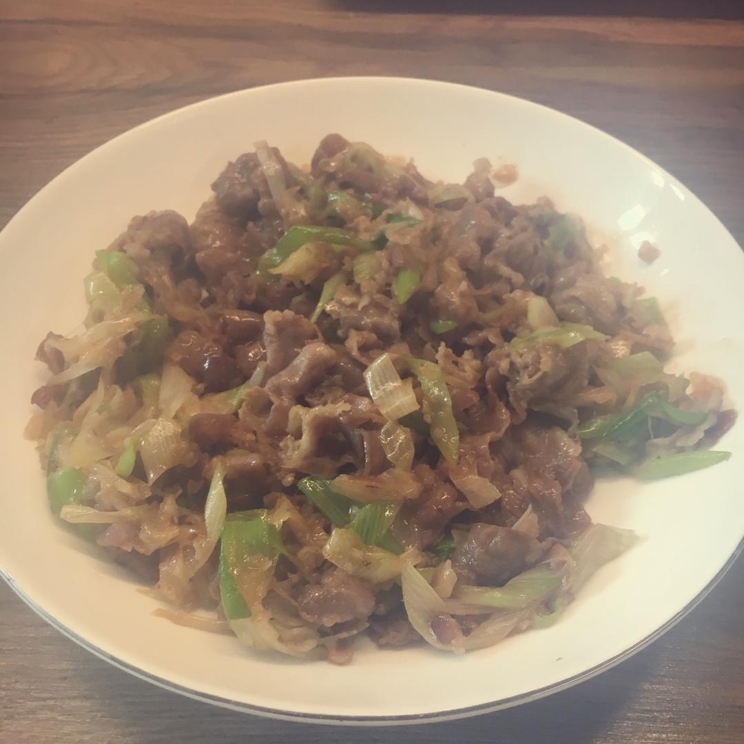 葱爆牛肉卷