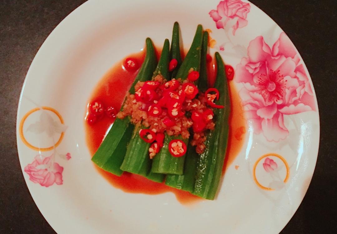 蒜蓉秋葵