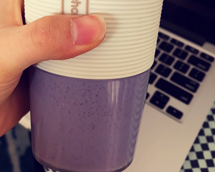 5分钟鲜芋紫薯鲜奶茶的做法