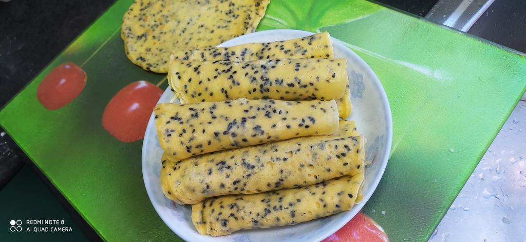 芝麻煎蛋卷