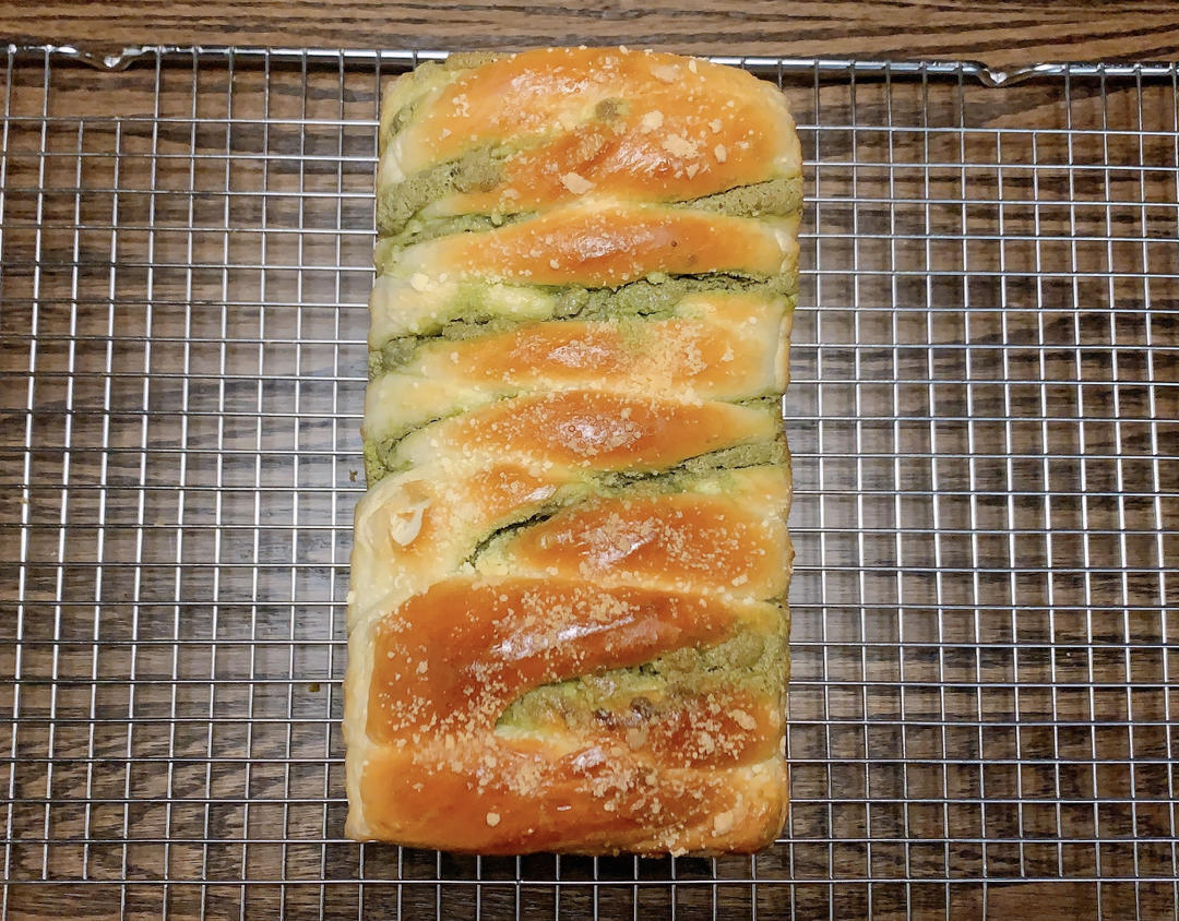 抹茶奶酥吐司