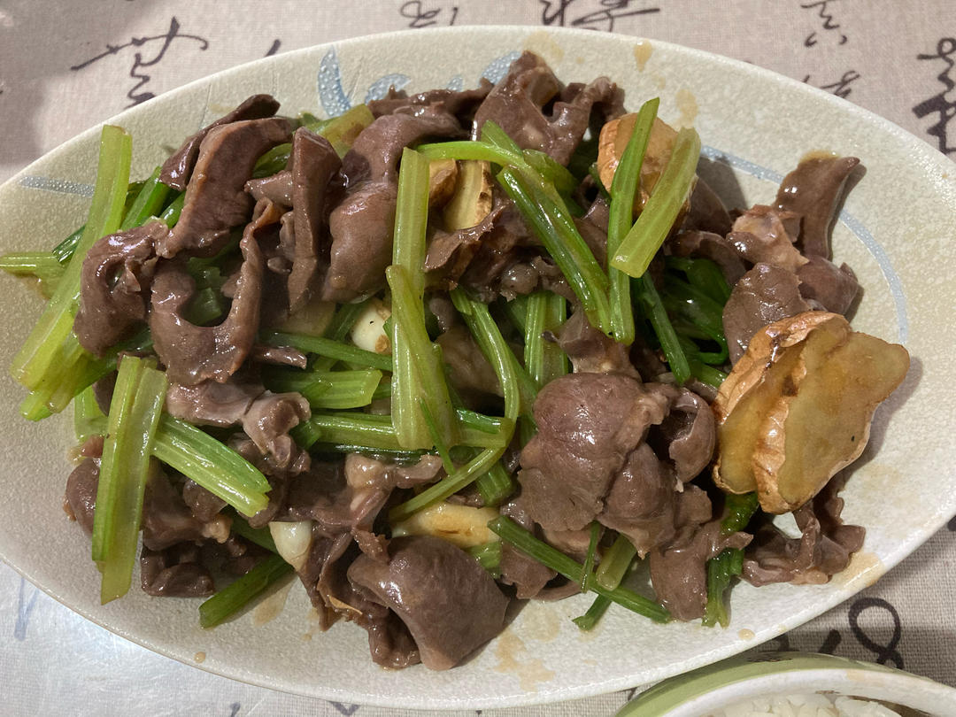 爆炒猪心