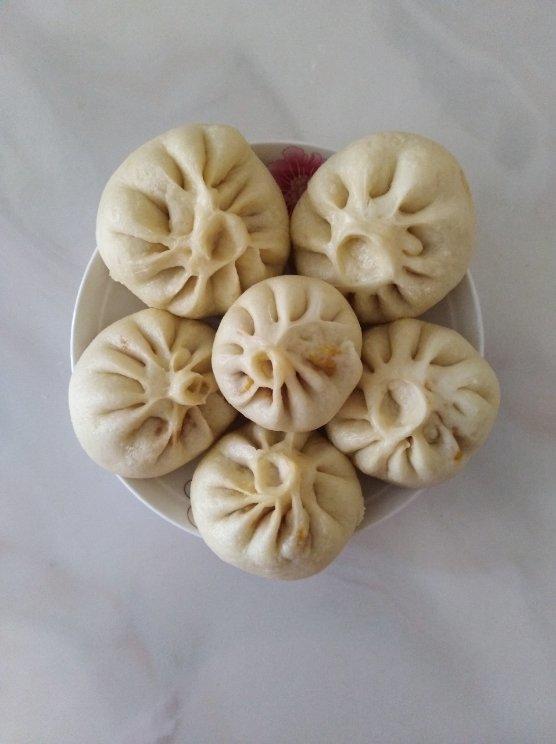 粗粮羊肉馅包子