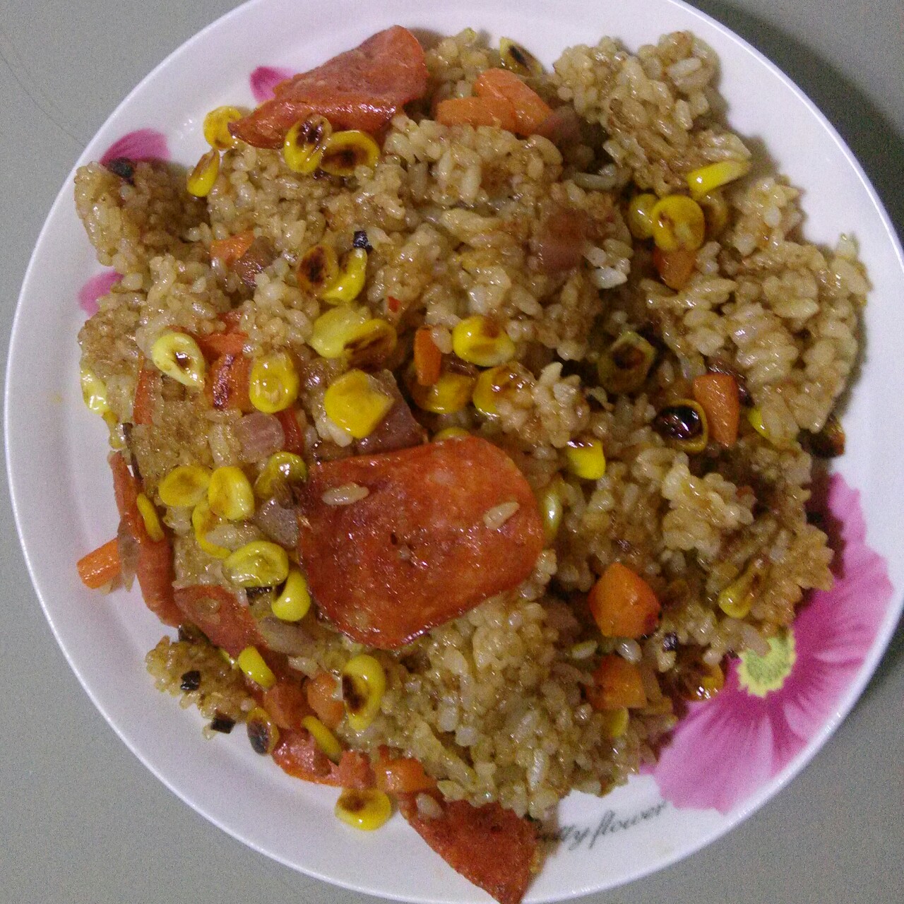 酱油素炒饭