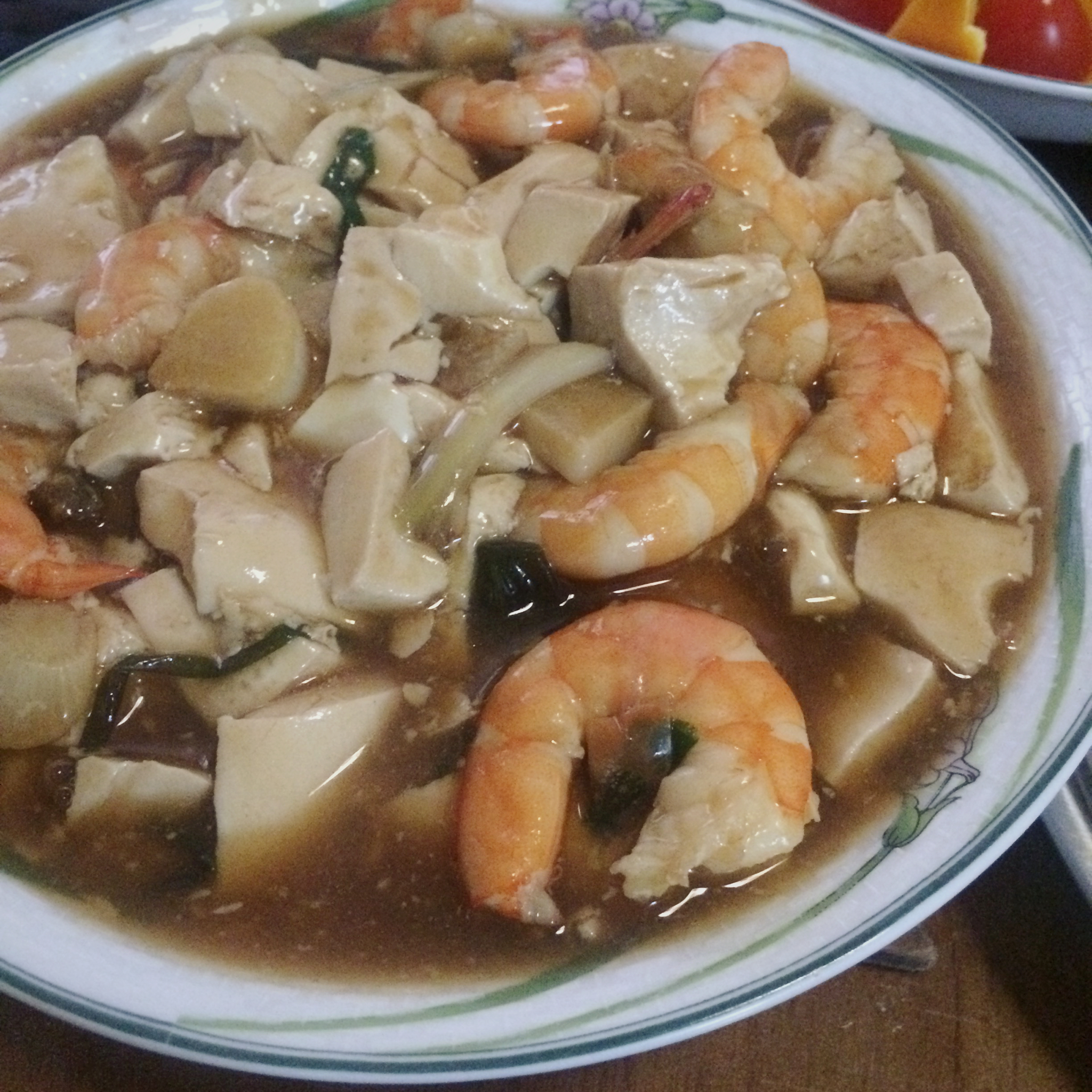虾仁豆腐