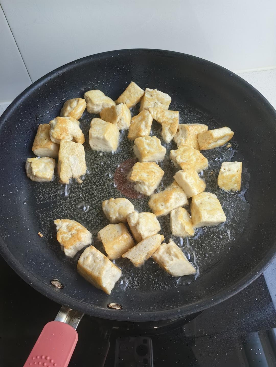 葱烧豆腐