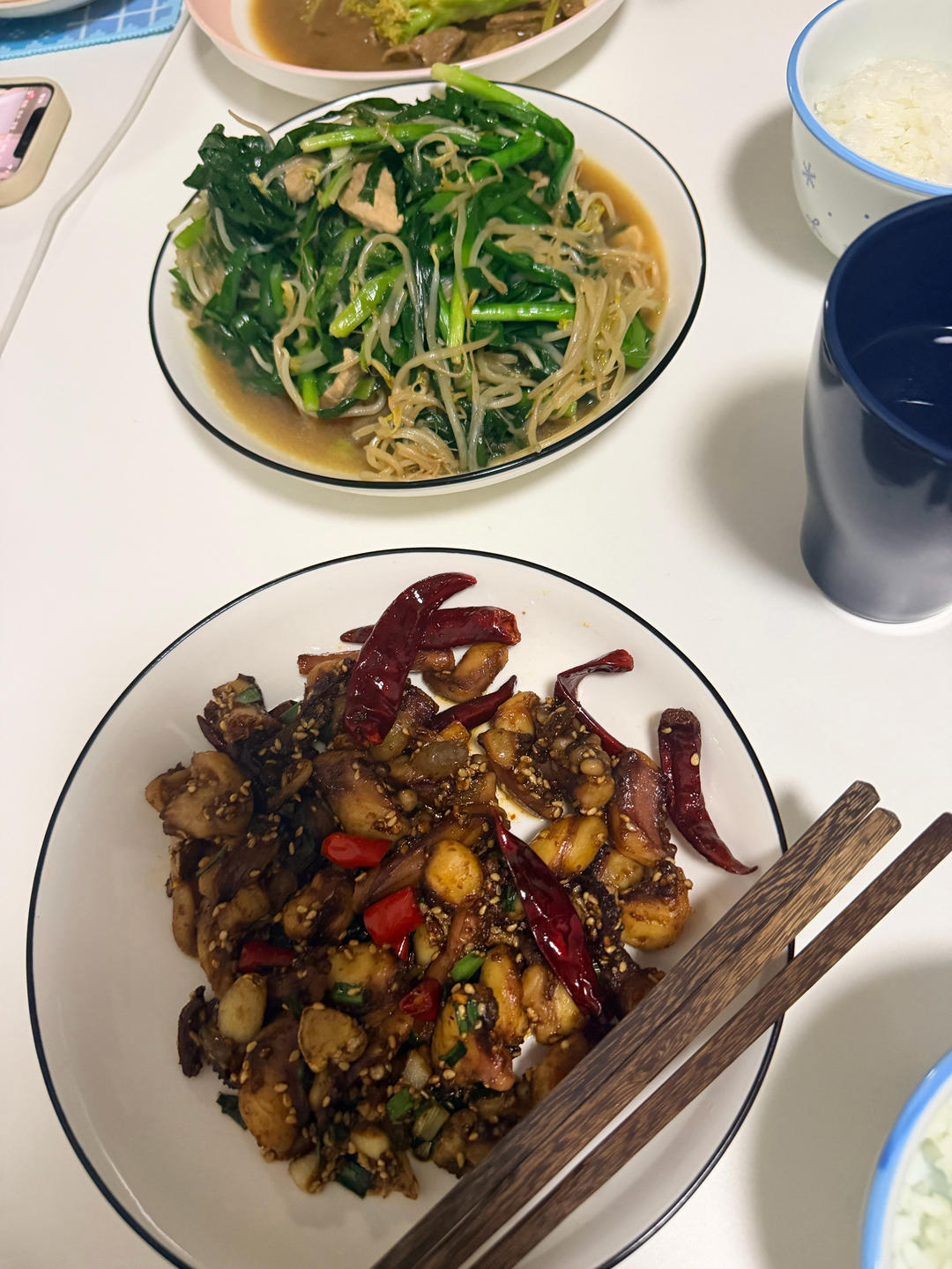 韭菜炒豆芽