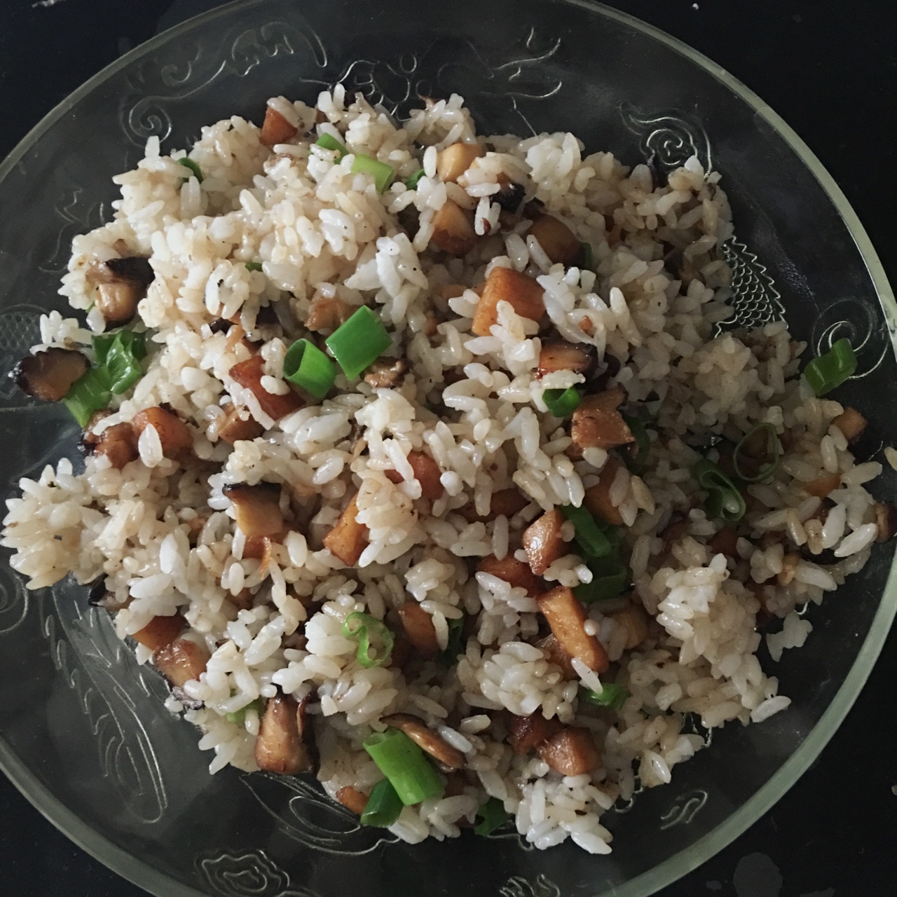 牧mumua做的香菇酱油炒饭