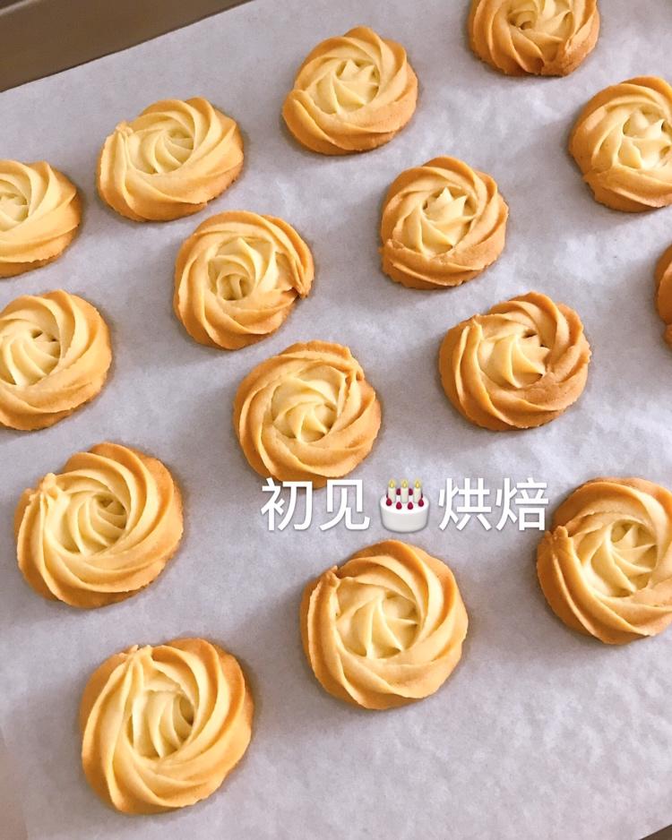 零失败花纹超级立体的黄油曲奇