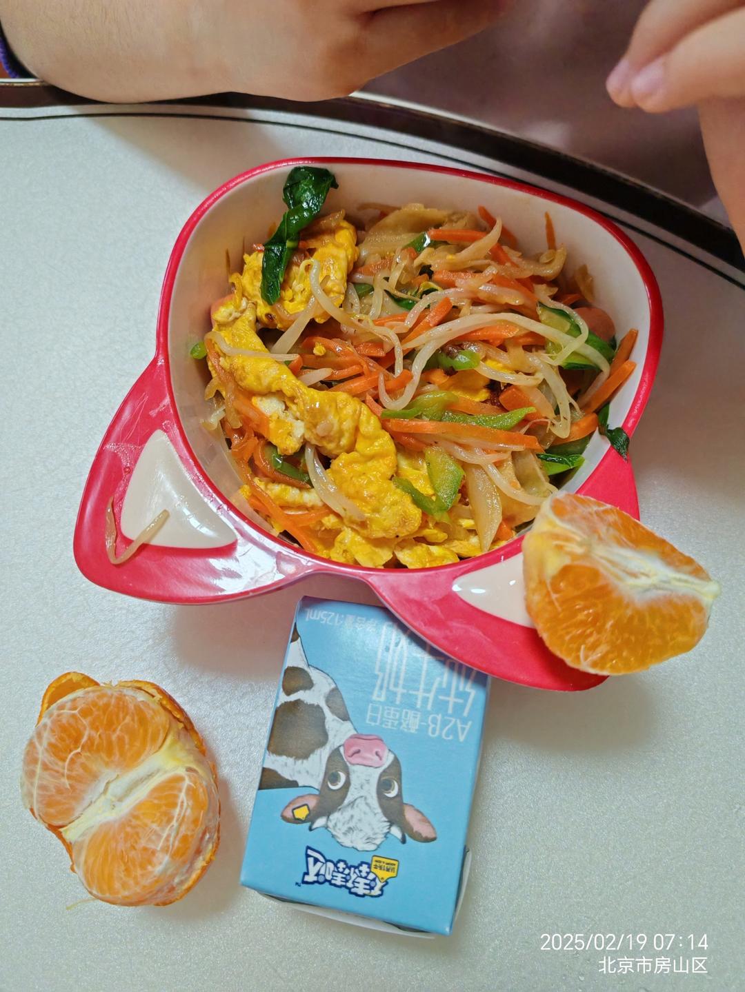 连吃了三天的炒饼