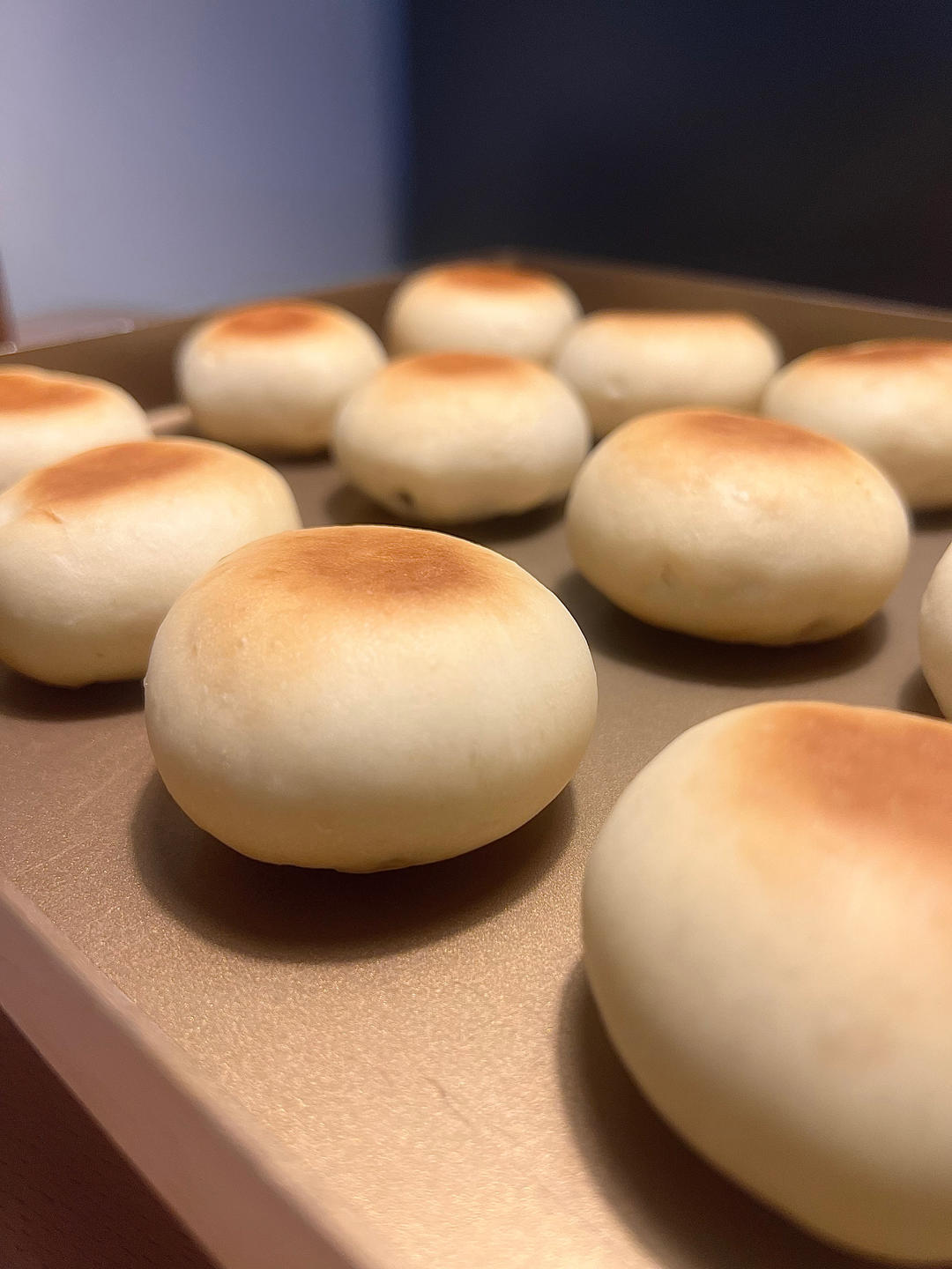 胖乎乎的软皮绿豆饼