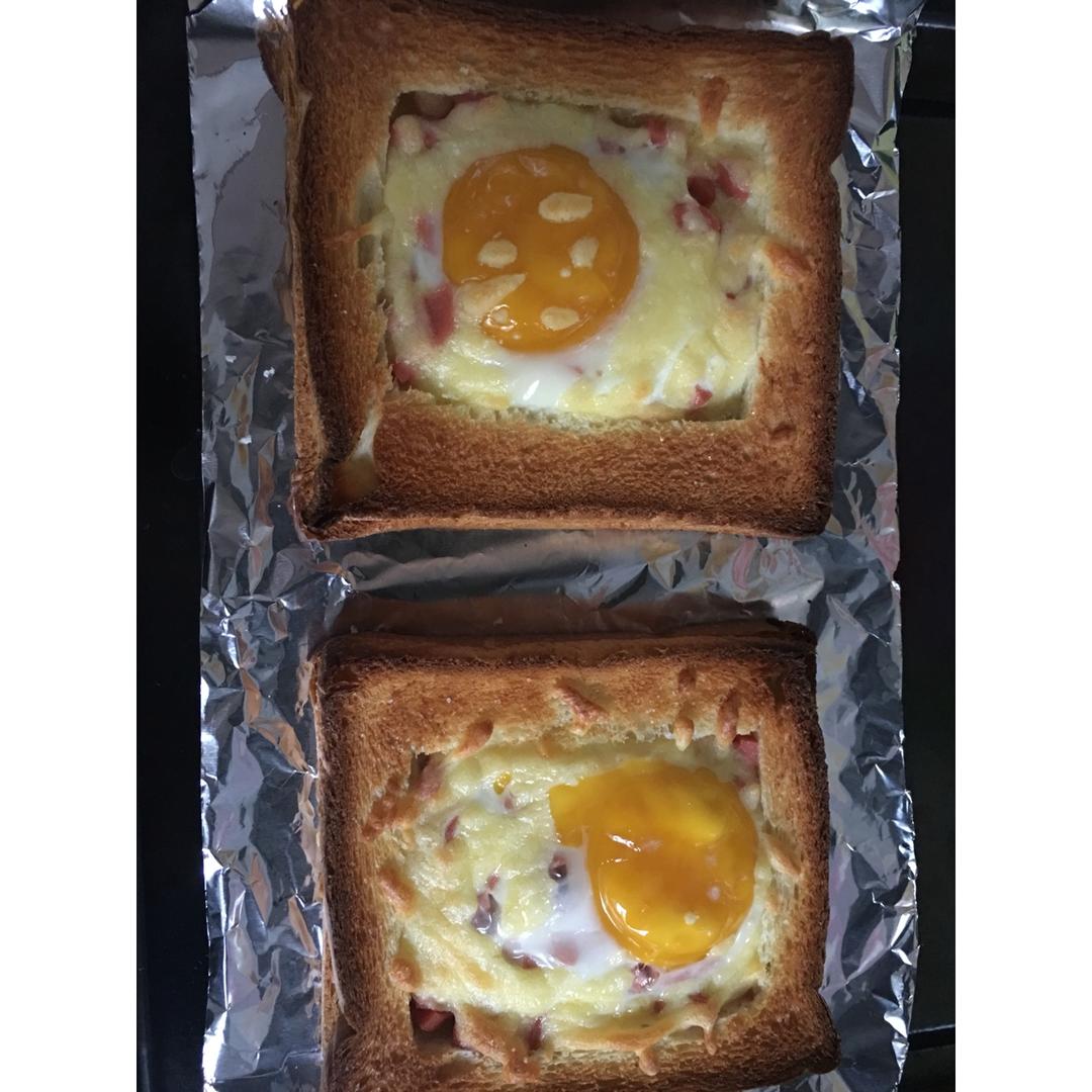 鸡蛋芝士烤吐司