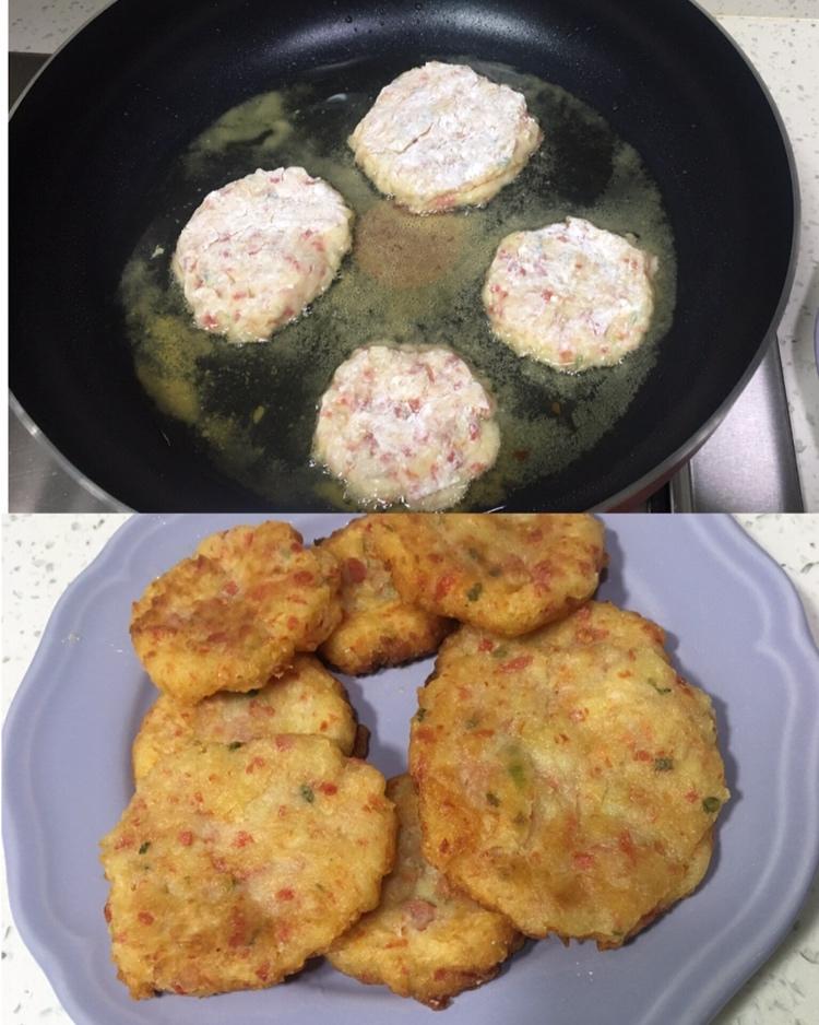 超级简单～焦香肉末土豆饼