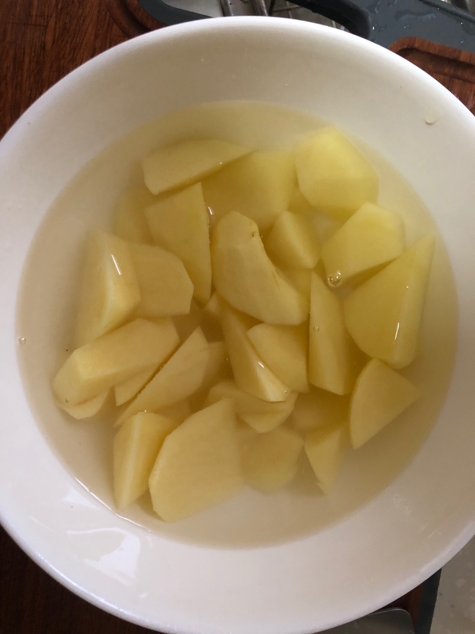 土豆炖芸豆角的做法 步骤2