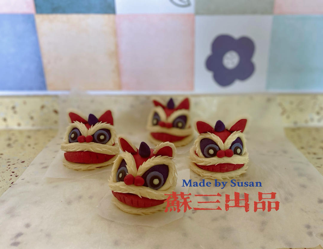 🧨国潮来袭｜醒狮馒头
