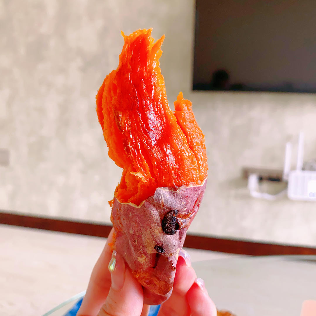 【糯唧唧的烤红薯】糖油四溢皮肉分离外糯里嫩吸溜着吃！