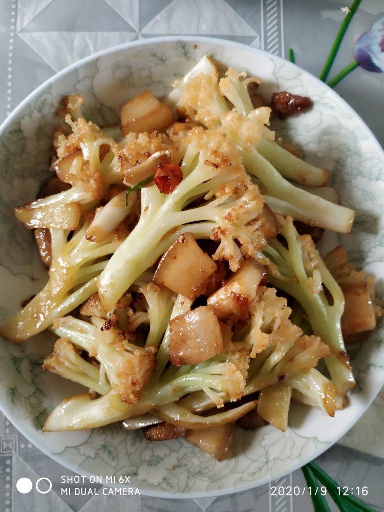 菜花炒五花肉