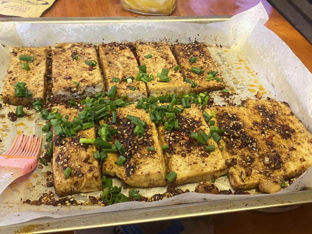 烤箱烤豆腐