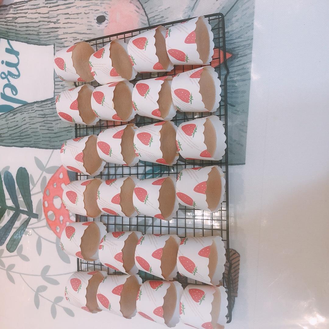 纸杯蛋糕 8寸戚风蛋糕的量