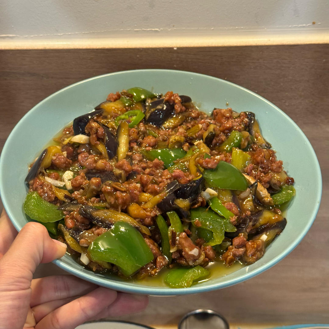 超级下饭酱香味肉末茄子