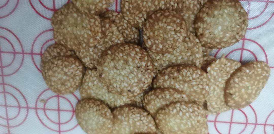超简单超好吃的芝麻薄脆
