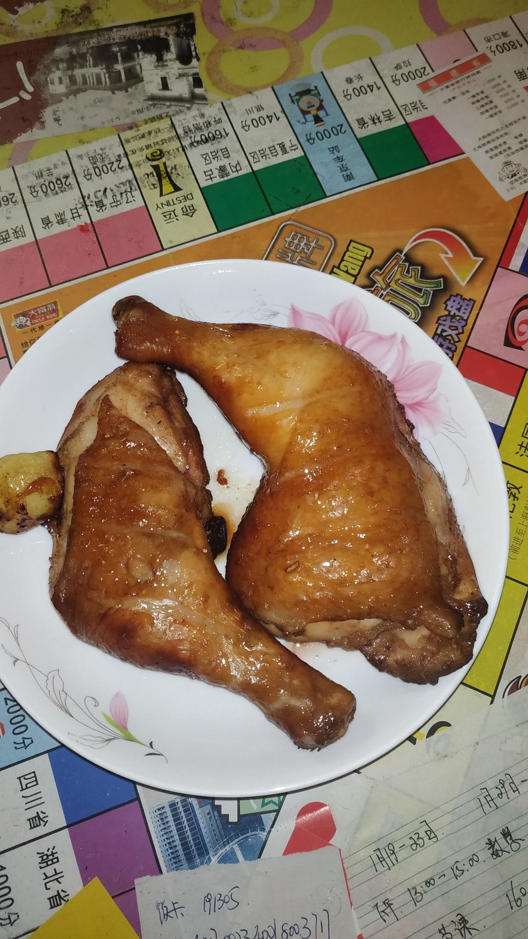 木锦昔年浮生未歇做的【北鼎烤箱食谱】无油喷香脆皮烤鸡腿儿【美味