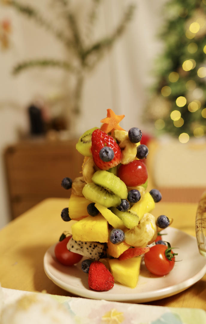 【水果圣诞树】