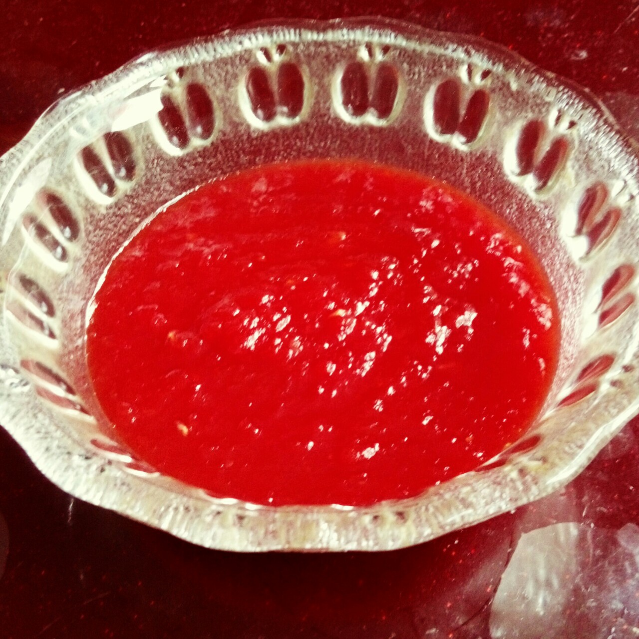 向日葵在黑夜的坚持做的西瓜果酱