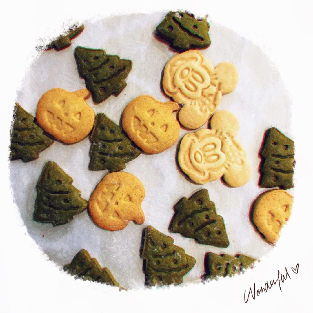 奶香造型曲奇【附曲奇平整、花纹明显小诀窍、可做糖霜饼干底】