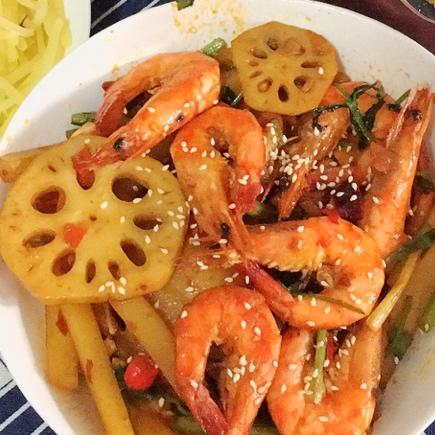 干锅香辣虾
