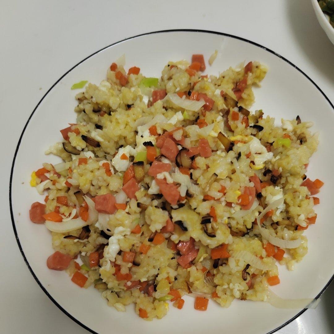 炒米饭蛋炒饭二十分钟快手家常