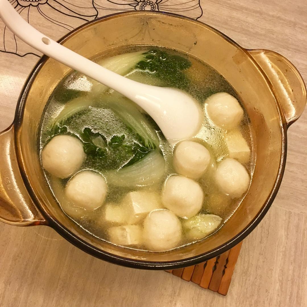 小白菜豆腐汤