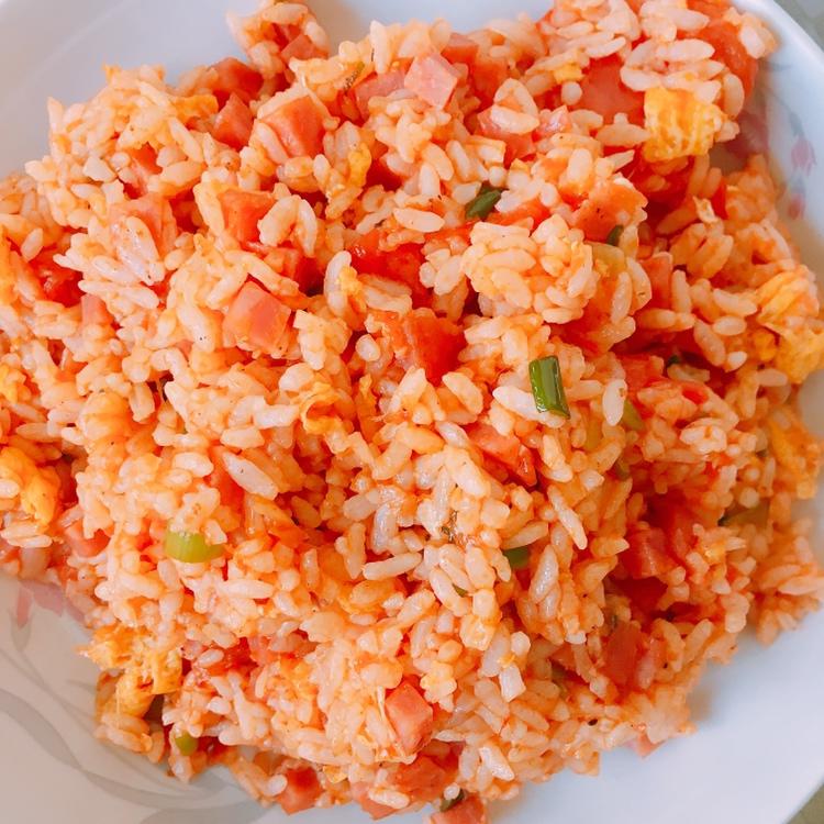 番茄鸡蛋炒饭
