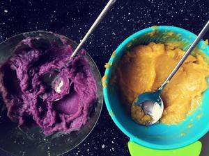 宝宝辅食双薯双色紫薯饼干的做法 步骤5