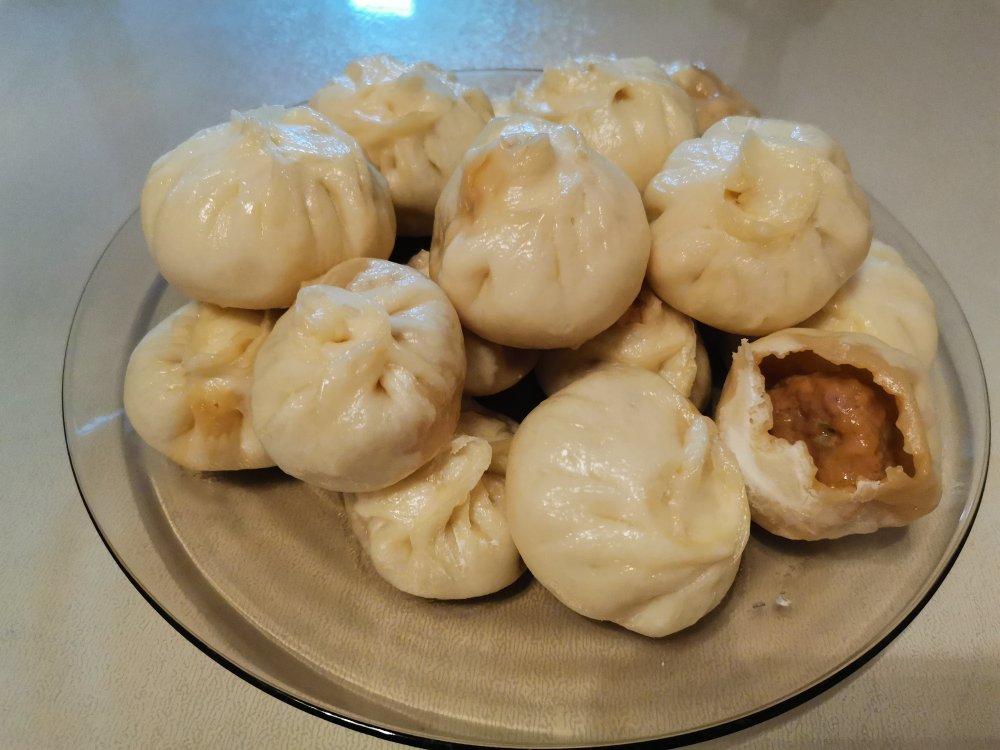 快手发面小笼包