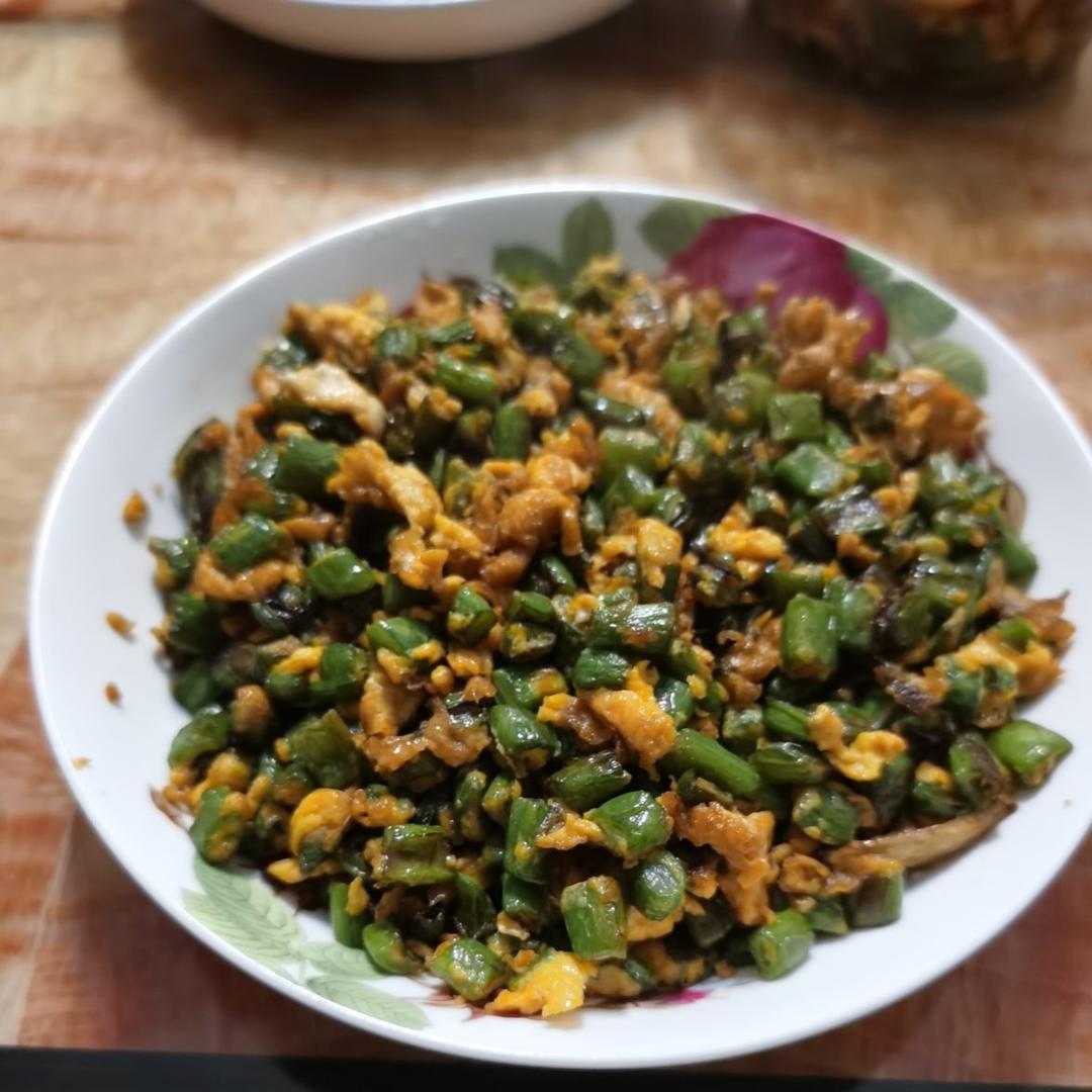 豆角炒蛋超级下饭菜，不好吃算我输