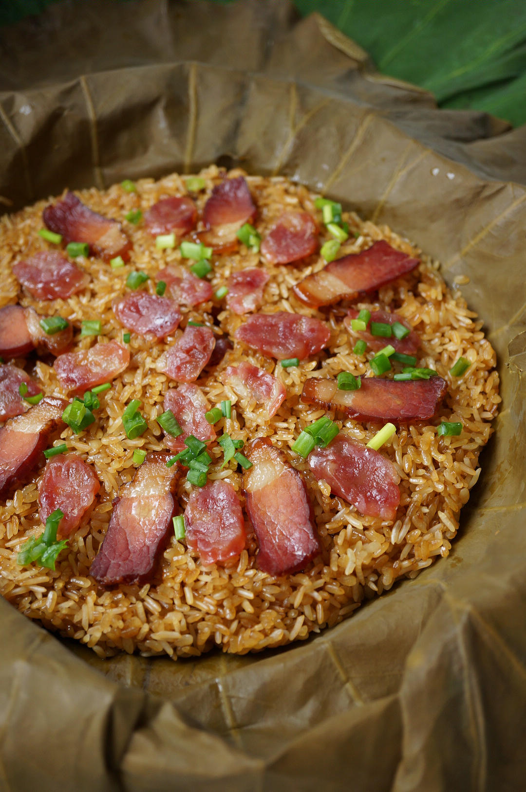 腊味荷叶糯米饭