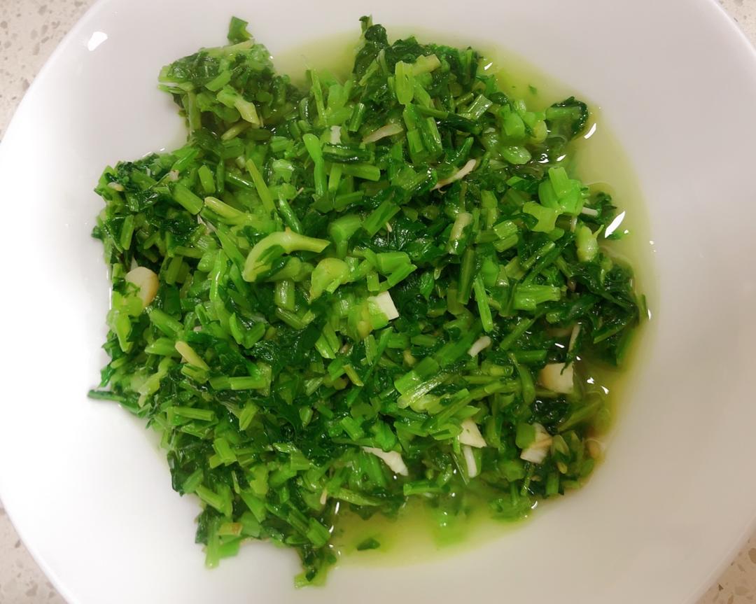 清炒萝卜叶的做法