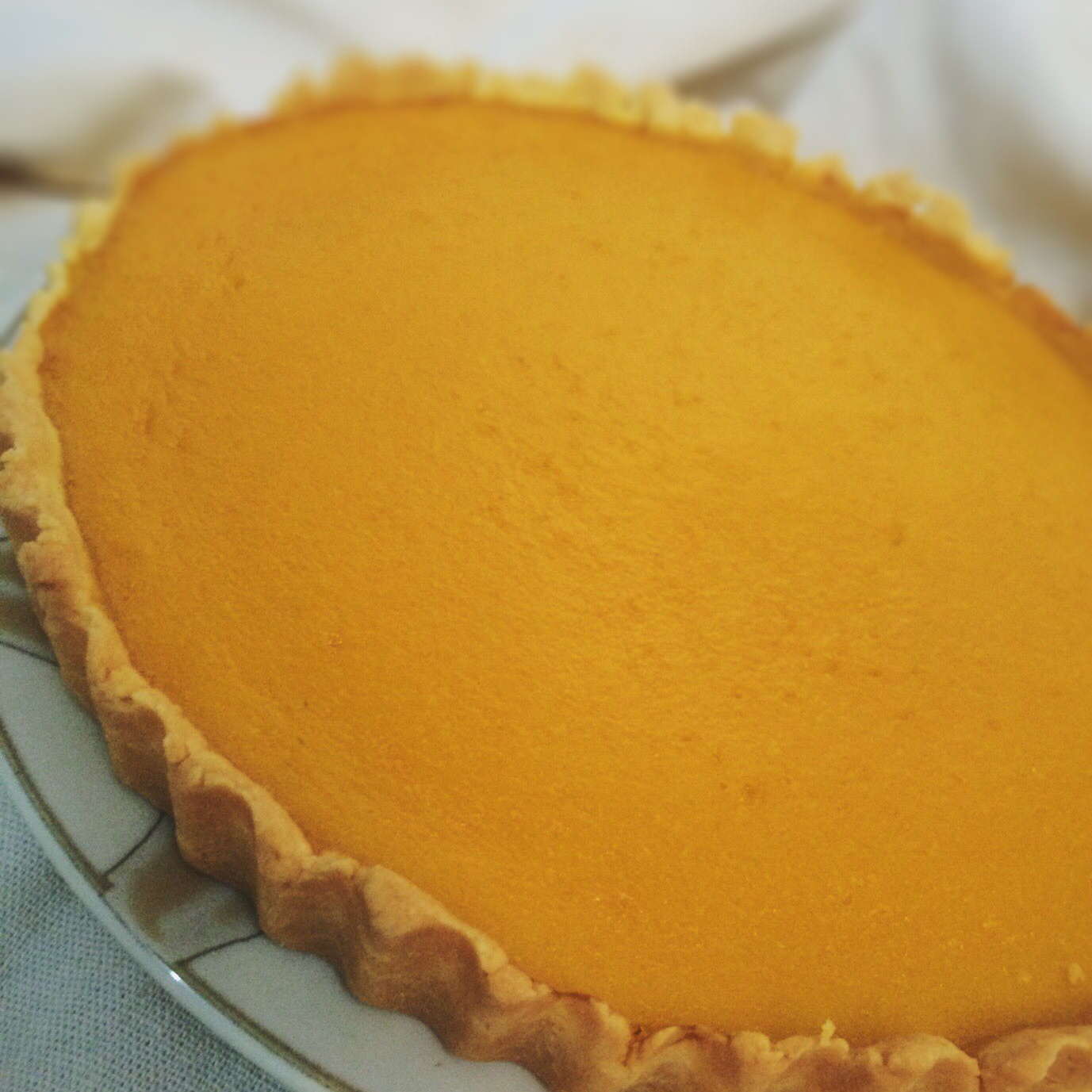 秋季时令小甜品——奶香南瓜派