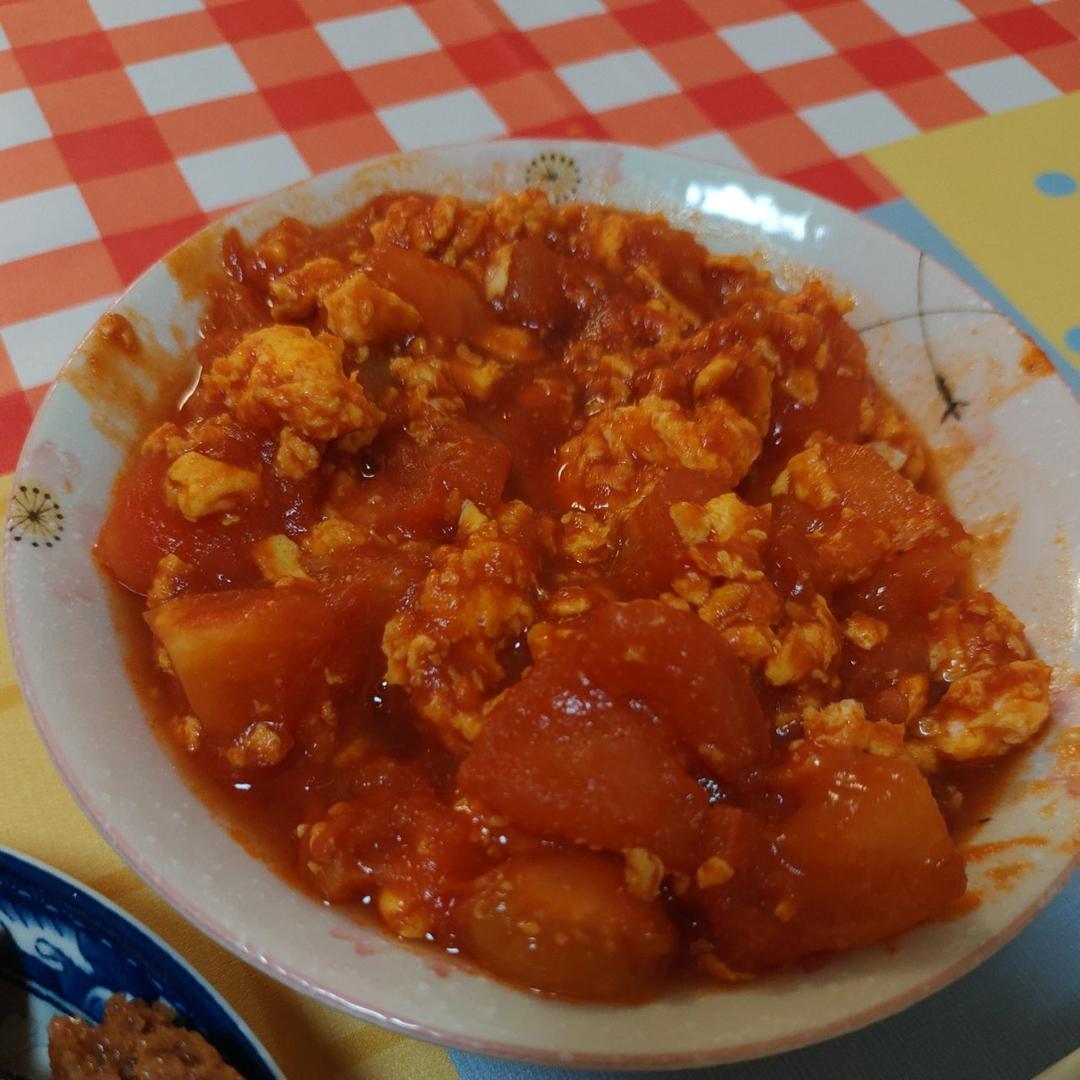 超嫩滑的番茄炒蛋