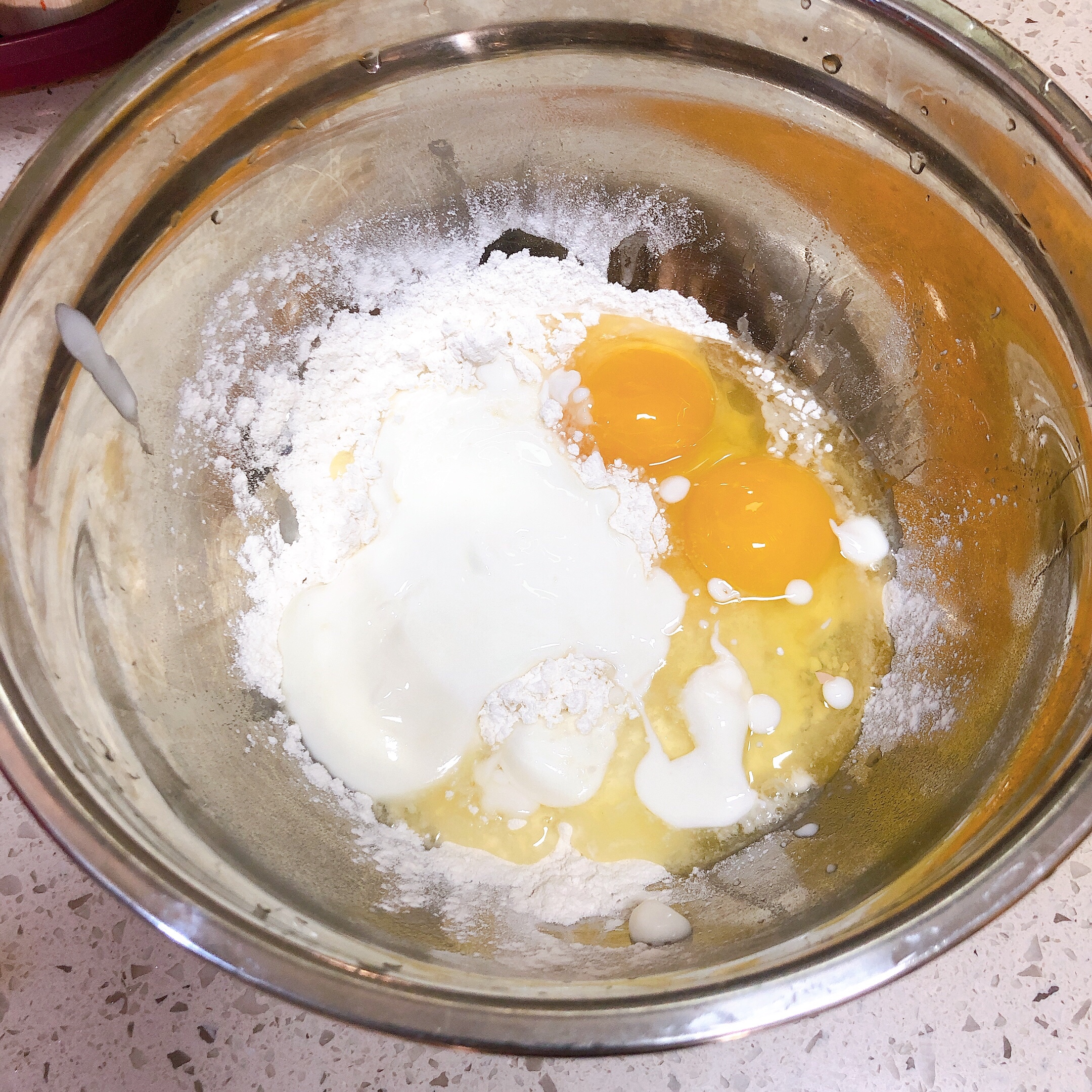 酸奶蛋饼的做法 步骤2