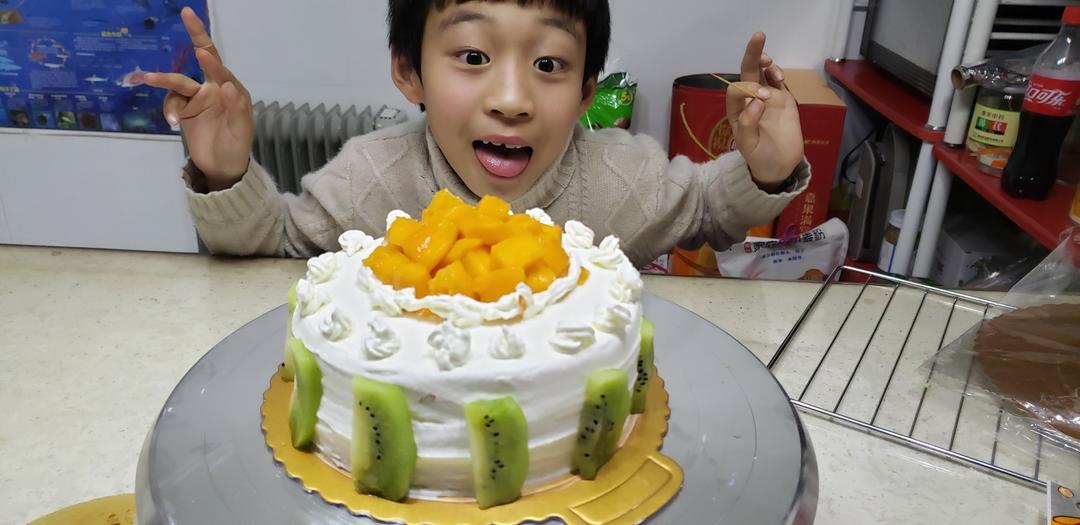 八寸戚风蛋糕抹面，入门级做法，新手必看