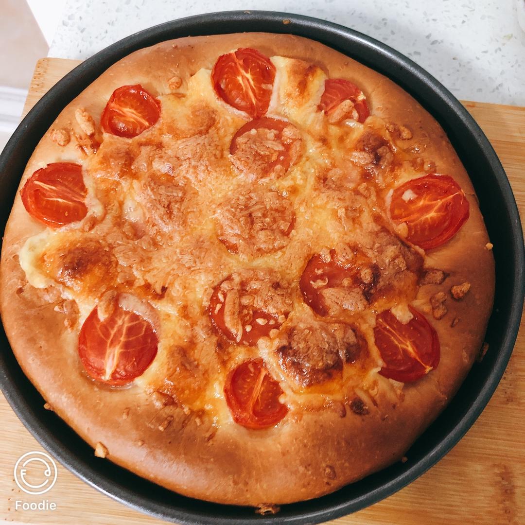 简单又好吃的8寸芝心披萨（含松软饼皮做法）