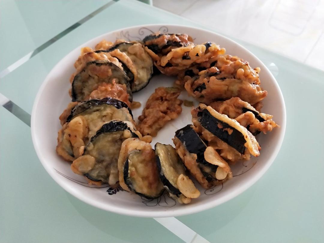 家常主食 炸茄盒 肉馅儿茄子