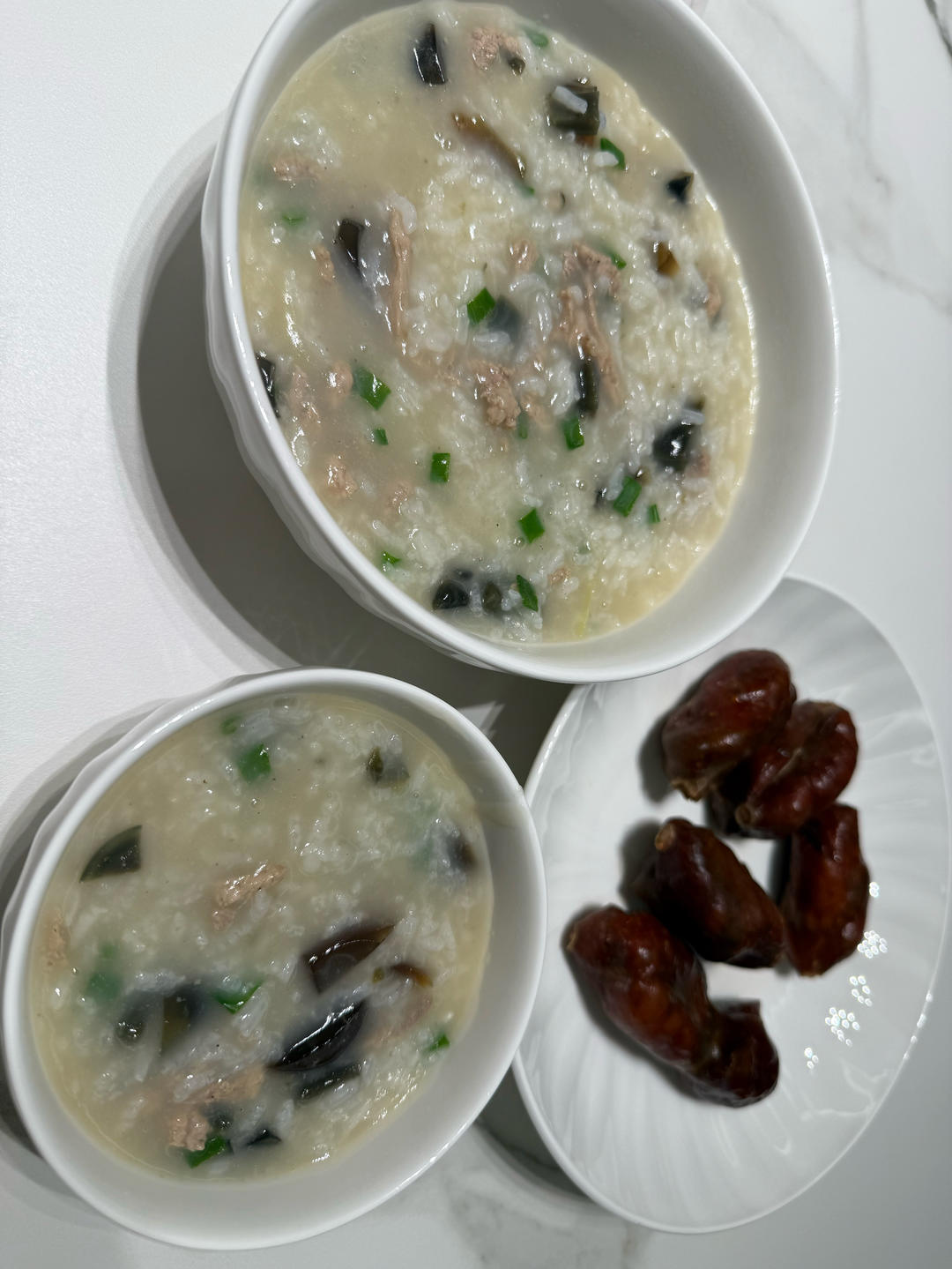 十五分钟快手之香滑皮蛋瘦肉粥(附五分钟电饭煲电压力锅更快捷方法)