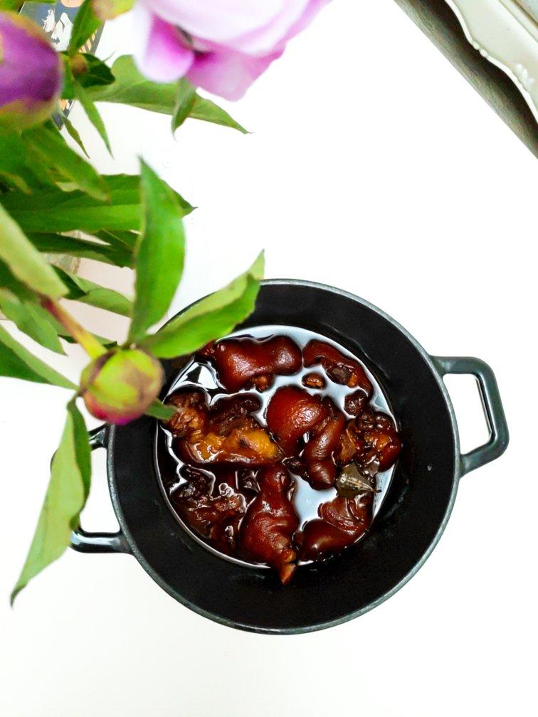 跟黄小厨学的黄酒焖猪蹄，真的超级好吃